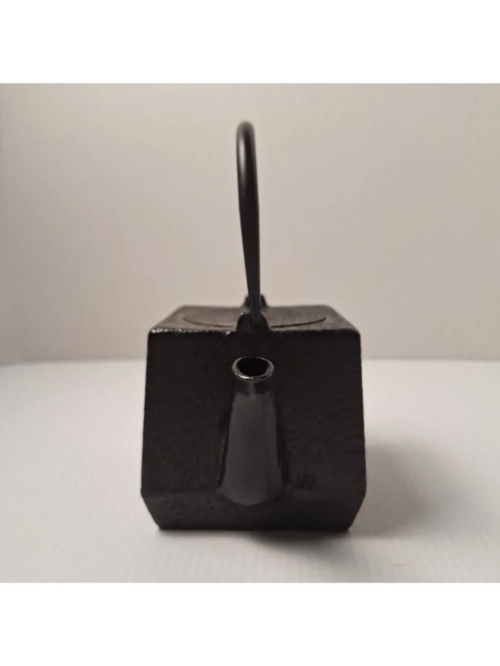 UNITY BRAND TETSUBIN SQUARE CUBE CAST IRON TEAPOT KETTLE MADE IN JAPAN VINTAGE